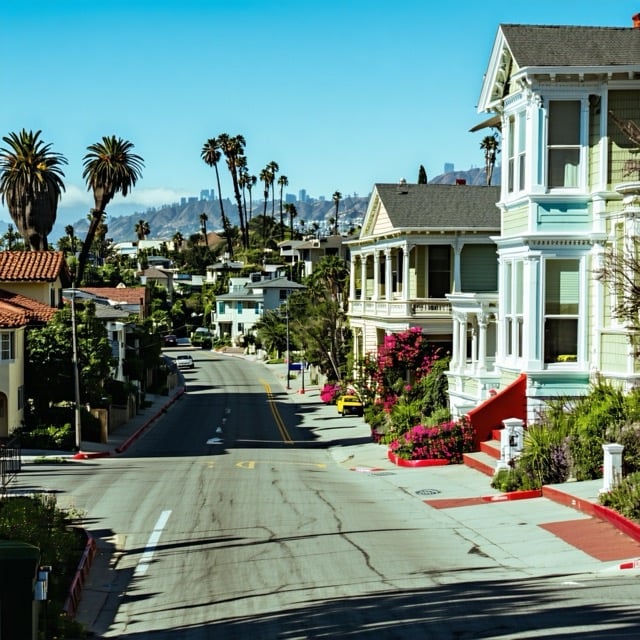 Diverse real estate from modern apartments to single family home residents and charming historical buildings