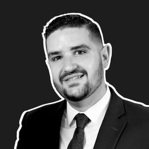 Anthony A. Luna Black and White Portrait